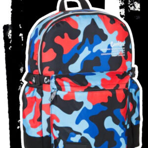 Cookies Worldwide Blue & Red Camo Backpack