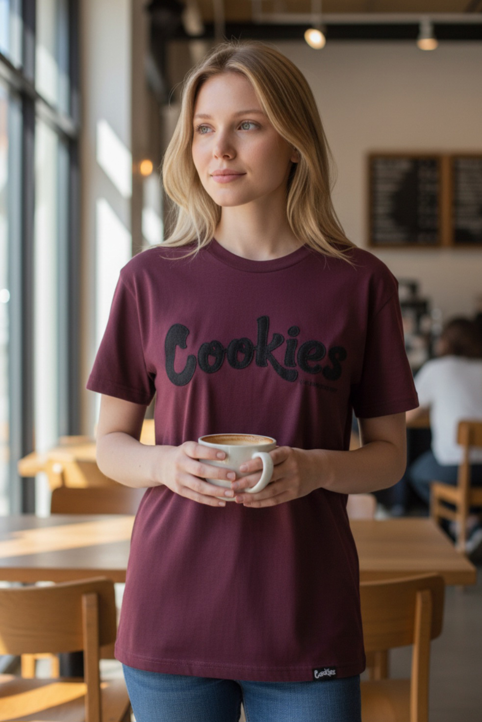 Cookies Magenta Tee Black Logo