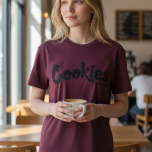 Cookies Magenta Tee Black Logo