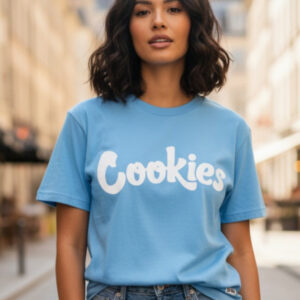 Cookies Carolina Blue Tee White Logo